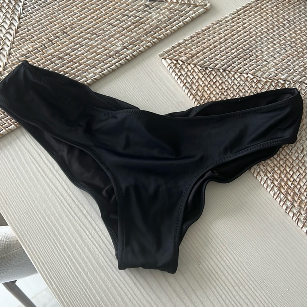 Victoria secret black swim bottoms